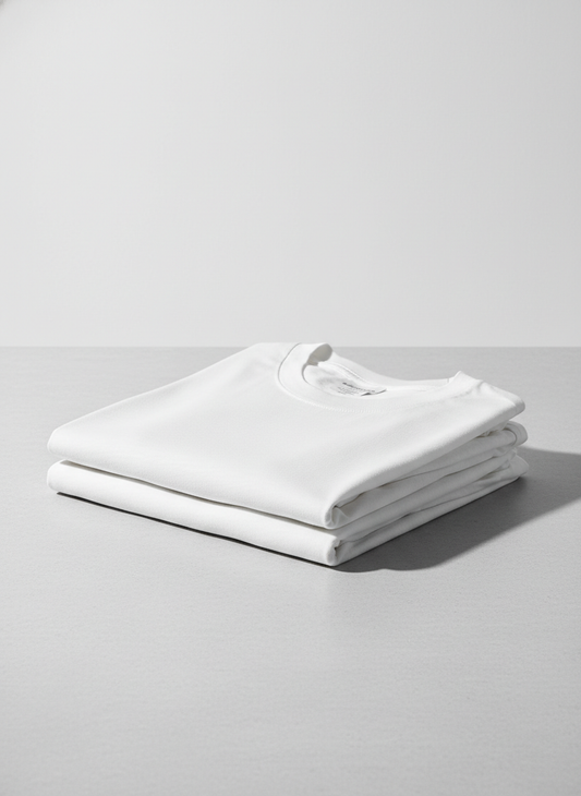Heritage White Organic Cotton Tee